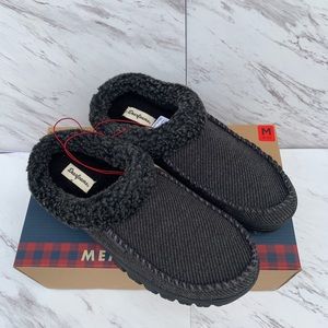 men's dearfoams microfiber clog slippers